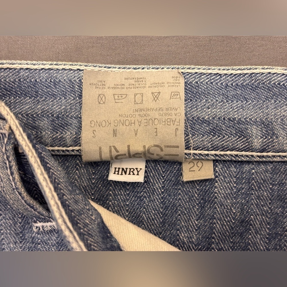 Espirit Women's Vintage HNRY Denim Skirt Size 29 - Picture 13 of 14